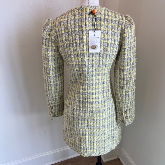 Tuckernuck, green tweed dress, NWT - Picture 4 of 6